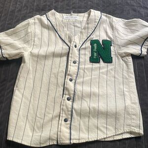 little boys baseball jersey zara size 6-7